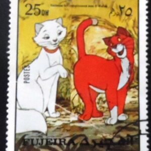 Selo postal do Brasil de 1972 Duchess Meets O'Malley NCC