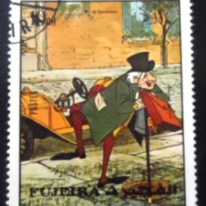 Selo postal de Fujeira de 1972Mr. Hautecourt NCC