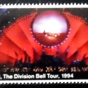 Selo postal do Reino Unido de 2016 Pink Floyd Division Bell Tour M