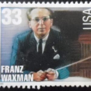 Selo postal dos Estados Unidos de 1999 Franz Waxman N