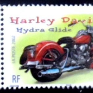 Selo postal da França de 2002 Harley Davidson U