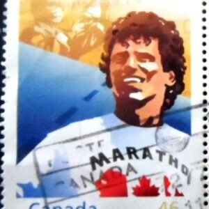 Selo postal do Canadá de 2000 Terry Fox U