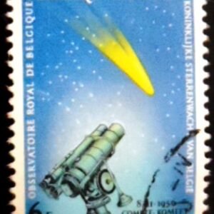 Selo postal da Bélgica de 1966 Royal Observatory U