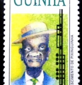 Selo postal do Brasil de 1997 Pixinguinha M