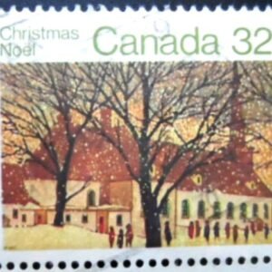 Selo postal do Canadá de 1983 Urban Church U