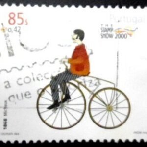 Selo postal de Portugal de 2000 Michaux 1868 U