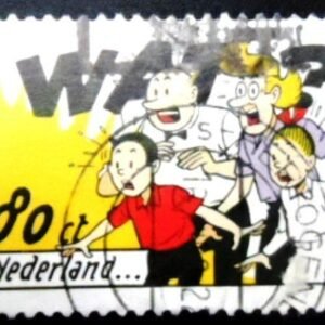 Selo postal da Holanda de 1997 Suske and Wiske U