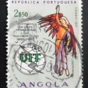 Selo postal de Angola de 1965 International Telecommunication Union (ITU) U