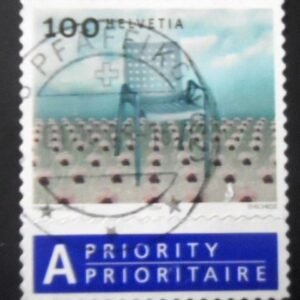 Selo postal da Suiça de 2004 Landi U