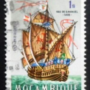 Selo postal de Moçambique de 1963 Carack Don Manuel U