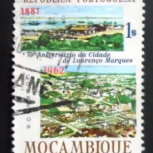 Selo postal de Moçambique de 1962 75 years City of Lourenco Marques U