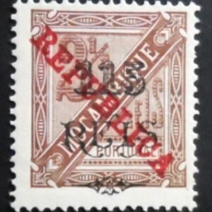 Selo postal de Moçambique de 1915 King D. Carlos I 115 N