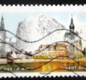 Selo postal da França de 2019 Dinan - Dinant U