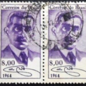 Par de selos postais do Brasil de 1964 Henrique M. Coelho Neto U PR