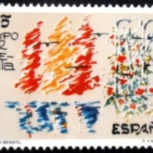 Selo postal da Espanha de 1992 Expo '92 World's Fair M