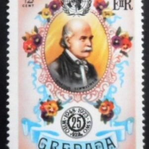 Selo postal de Granada de 1973 Ignaz Philipp Semmelweiss M