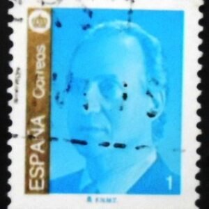 Selo postal da Espanha de 1994 King Juan Carlos I 1 U
