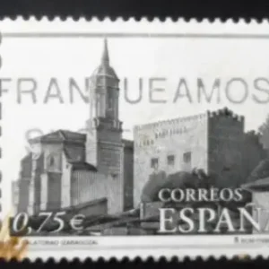 Selo postal da Espanha de 2002 Calatorao (Zaragoza) U