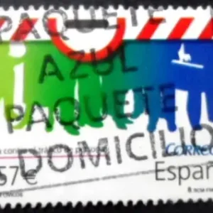 Selo postal da Espanha de 2006 Fight Against Human Trafficking U