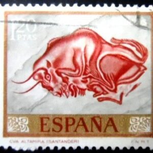 Selo postal da Espanha de 1971 Pommel Horse N