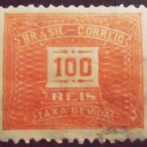 Selo postal da Espanha de 1967 1850 6r Stamp with 1R Postmark in Red Circle N