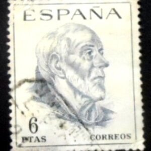 Selo postal da Espanha de 1967 San Ildefonso U