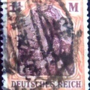 Selo postal da Holanda de 1957 Queen Juliana 10 U