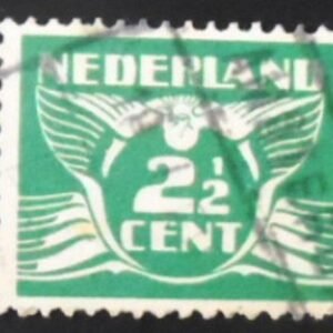 Selo postal da Holanda de 1934 Flying dove 12½ U
