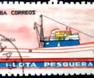 Selo postal de Cuba de 1965 Lambda NCC