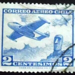 Selo postal da Austrália de 1957 Queen Elizabeth II 4 EI