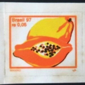 Selo postal do Brasil de 2000 Mamão N
