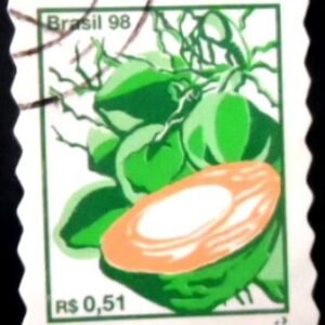Selo postal do Brasil de 1998 Coco U