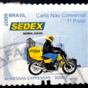 Selo postal do Brasil de 2011 Sedex BR U