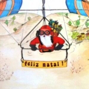 Aerograma do Brasil de 1980 Natal 80 M3 b