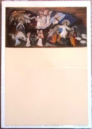 Aerograma do Brasil de 1981 Talha Alto Relevo M B