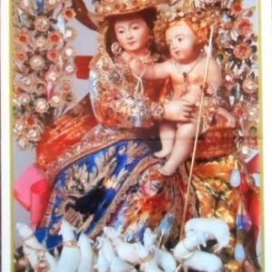 Aerograma do Brasil de 1982 1982 Divina Pastora com o Menino Jesus M b