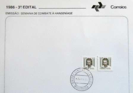 3º Edital de 1986 Padre Bento Dias Pacheco selado