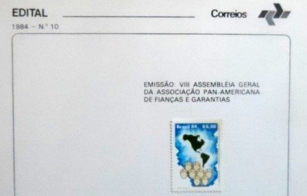 Edital nº 10 de 1984 Finanças e Garantias selado