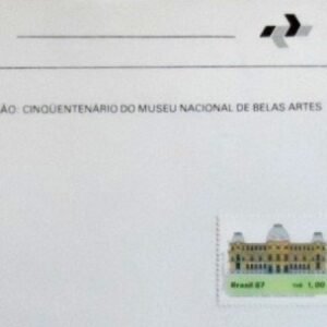 Edital nº 1 de 1987 Museu Nacional selado 9273