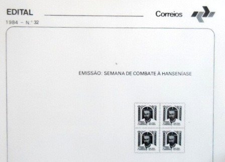 Edital nº 32 de 1984 Padre Bento H 21 não selado 3853