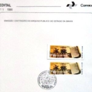 Edital nº 1 de 1990 Arquivo Público da Bahia S 3655