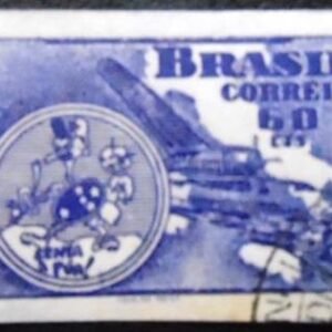 Par de selos postais do Brasil de 1979 N. S. Aparecida M PR