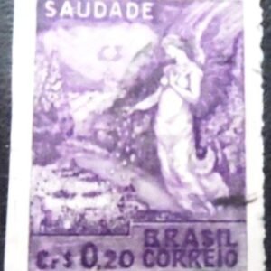 Quadra de selos postais do Brasil de 1978 Anjo com Flauta MCC QD