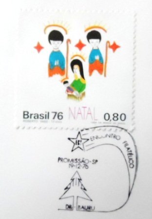 Envelope Comemorativo de 1976 Encontro Filatélico de Promissão EC 2