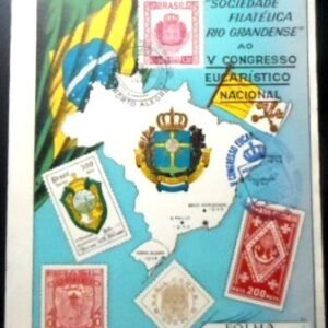 Folhinha Filatélica Autorizada de 1948 V Congresso Eucarístico 669