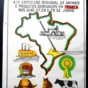 Folhinha Comemorativa de 1953 Exposição Regional de Franca
