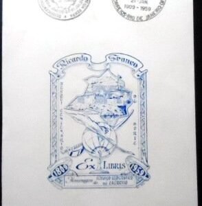 Folhinha Comemorativa de 1959 Cel Ricardo Franco