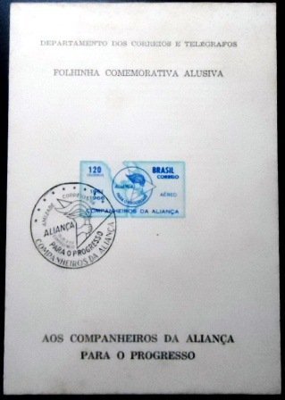 Folhinha Filatélica nº 25 de 1966 Aliança para o Progresso 1743