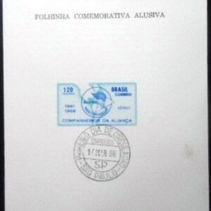 Folhinha Filatélica nº 25 de 1966 Aliança para o Progresso 2835