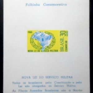 Folhinha Filatélica nº 29 de 1966 Nova Lei Serviço Militar 4013